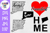 Connecticut US State SVG Decal Bundle - 50 States SVG